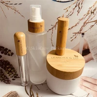 eco friendly lipstick tube bulk wholesale 5ml bamboo lipstick tube container empty lipstick tube with packing boxes