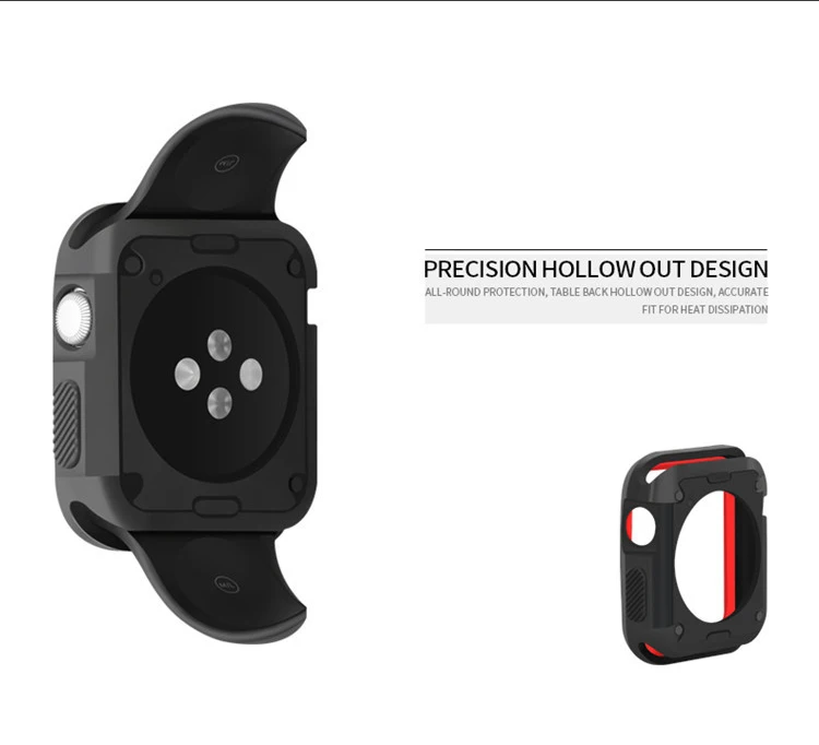 Стильный защитный чехол-накладка для iWatch 3 2 1 38 мм 42 мм аксессуары для протектора экрана ремешок для Apple Watch 4 5 40 мм 44 мм