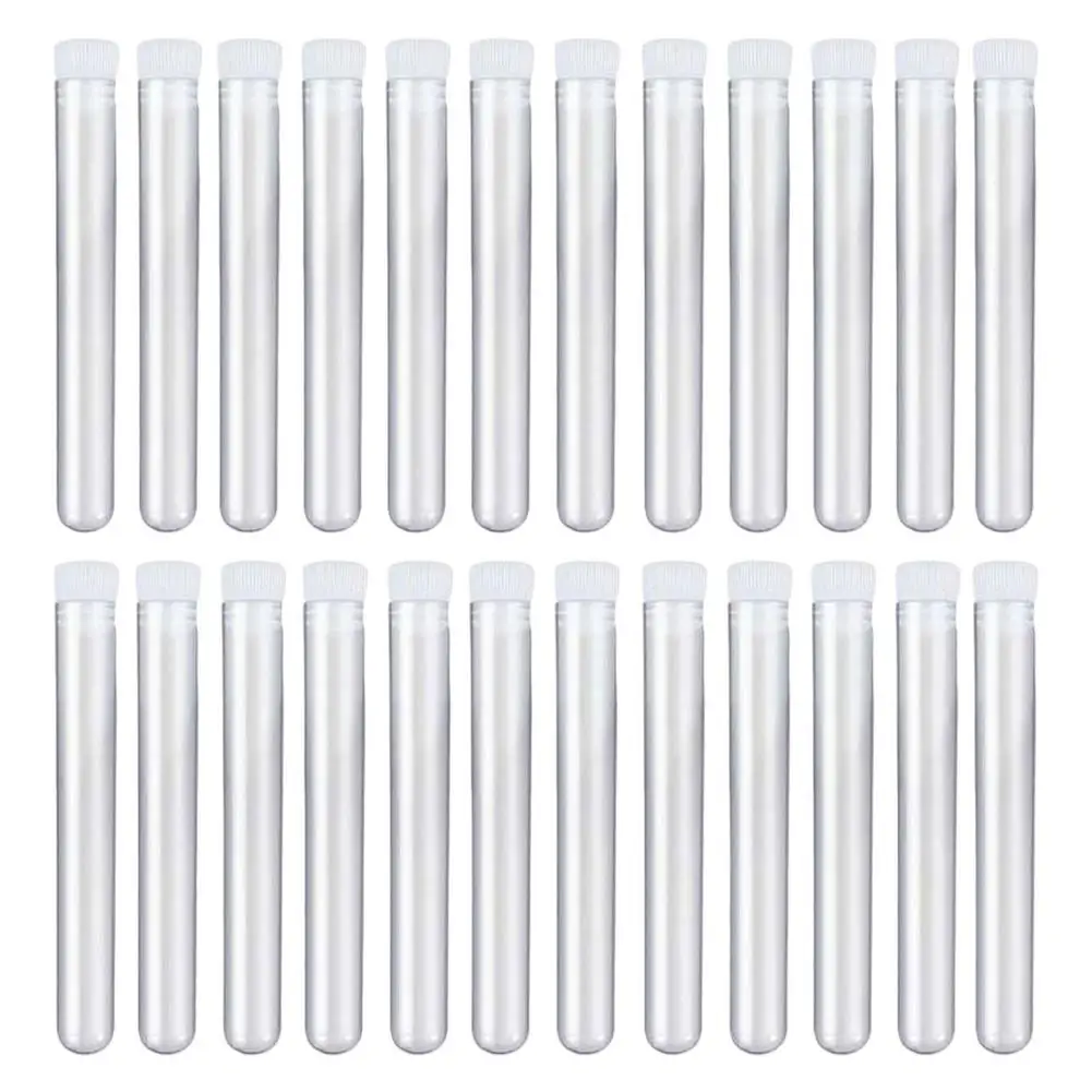 

Прозрачные пластиковые трубы с крышками прозрачные пробирки 60 шт. 8 мл пластиковые трубки с крышками для научных экспериментов House вечерние ...