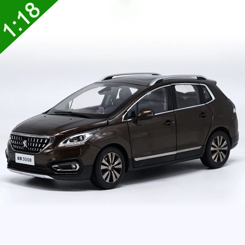 1:18 Высокая тщательная PEUGEOT 3008 SUV сплав модель автомобиля статические металлические модельные автомобили с оригинальной коробкой