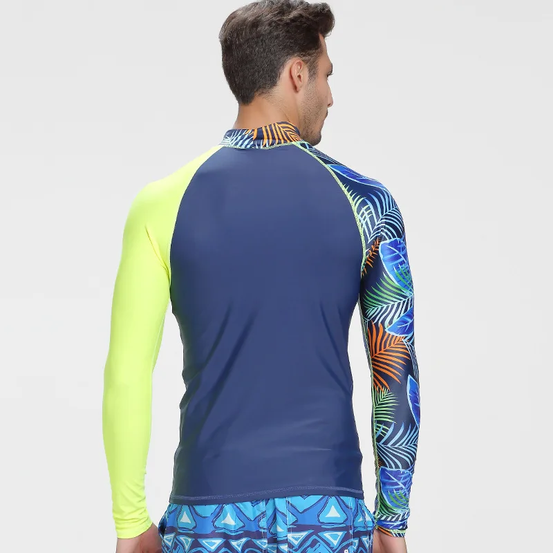 

2019 Professional Rashguard Plus 3XL Men Diving Long Sleeve UV400 Swimming Suit Surfing Snorkeling Jellyfish Swimwear Beach Wear