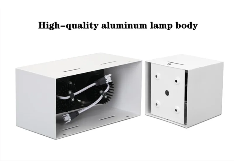 1 Uds blanco negro de alta calidad montado en la superficie ajuste LED COB regulable Downlights 10W15W 20W 30W lámpara de punto para techo