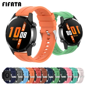 Силиконовый браслет для Huawei Watch GT 2, 46 мм, 42 мм, GT 2 Pro, GT 2e, Honor Magic Watch 2, GS Pro, ES