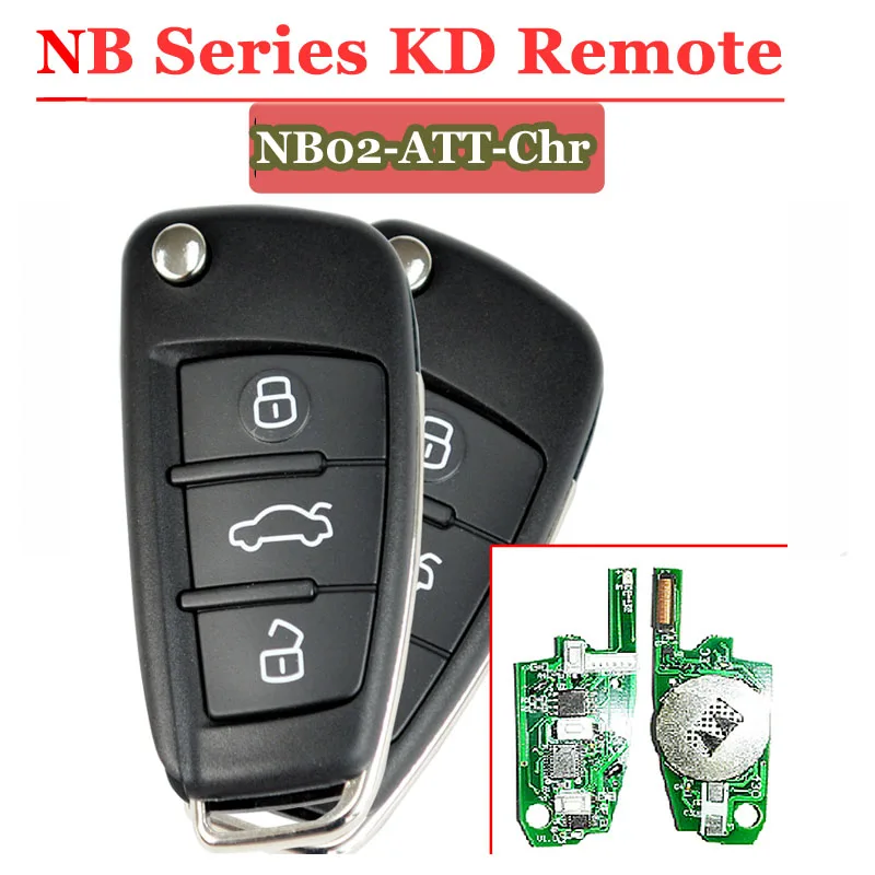 Ключ дистанционного управления KEYDIY KD Remote NB02 с 3 кнопками модель NB ATT Chrysle для