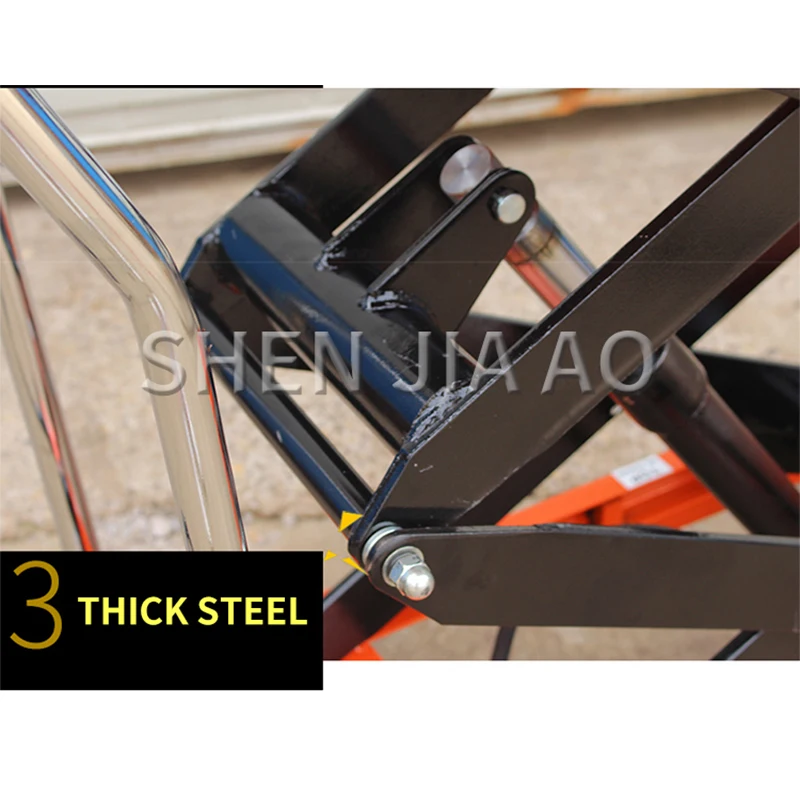 Мобильная гидравлическая подъемная платформа PT300 ручная Складная ножничная