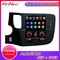 kirinavi 10 4 vertical screen tesla style 1 din android 9 0 car dvd multimedia player for mitsubishi outlander car radio gps 4g