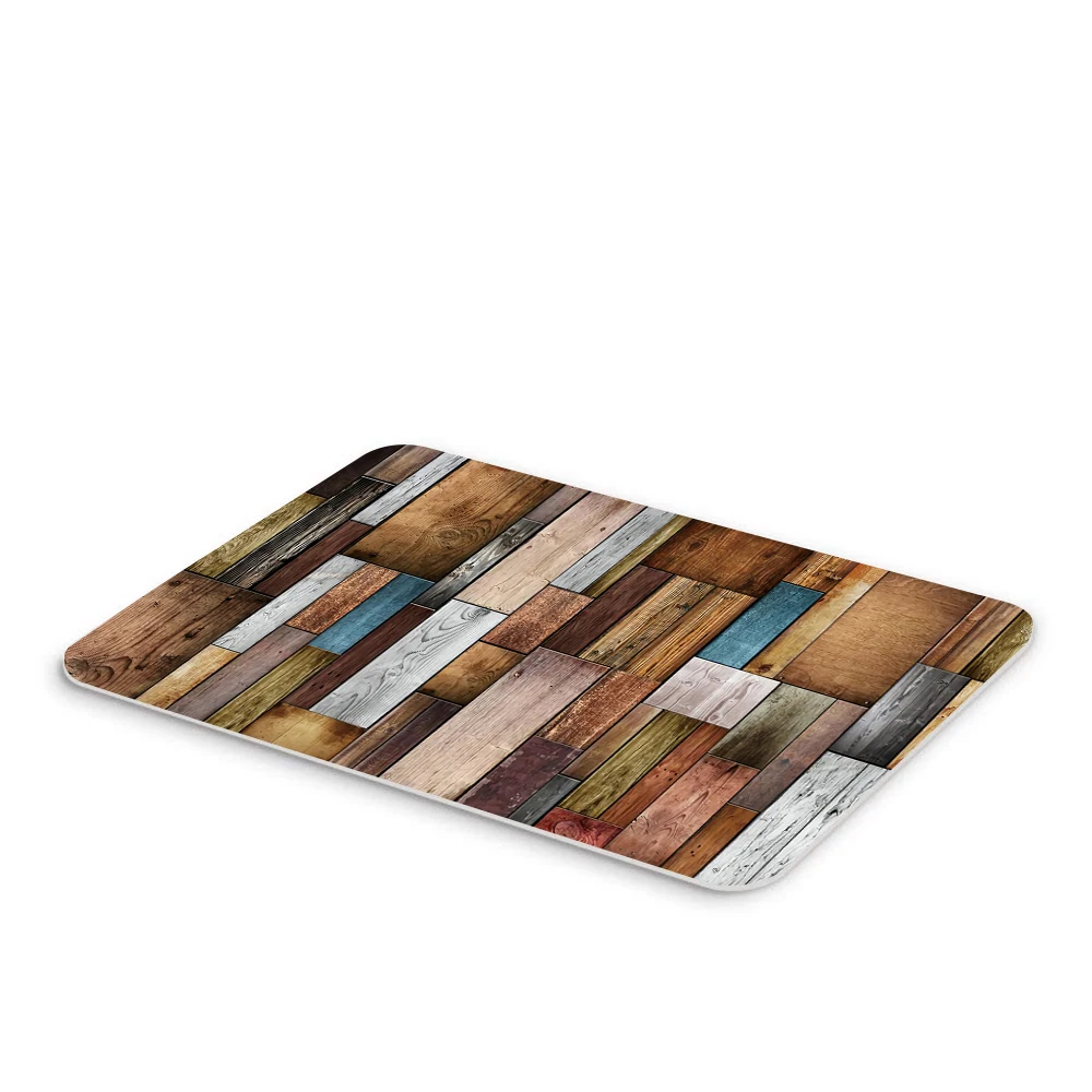 Противоскользящий коврик для ванной комнаты деревянная текстура пола детали