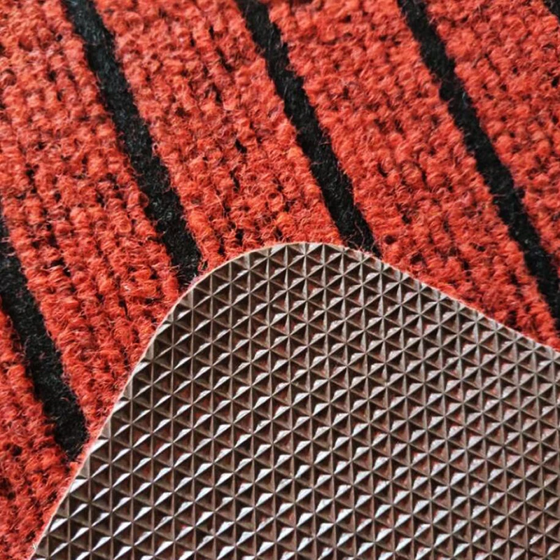 Полосатый коврик для двери устойчивый к пятнам поглощающий воду кухонный