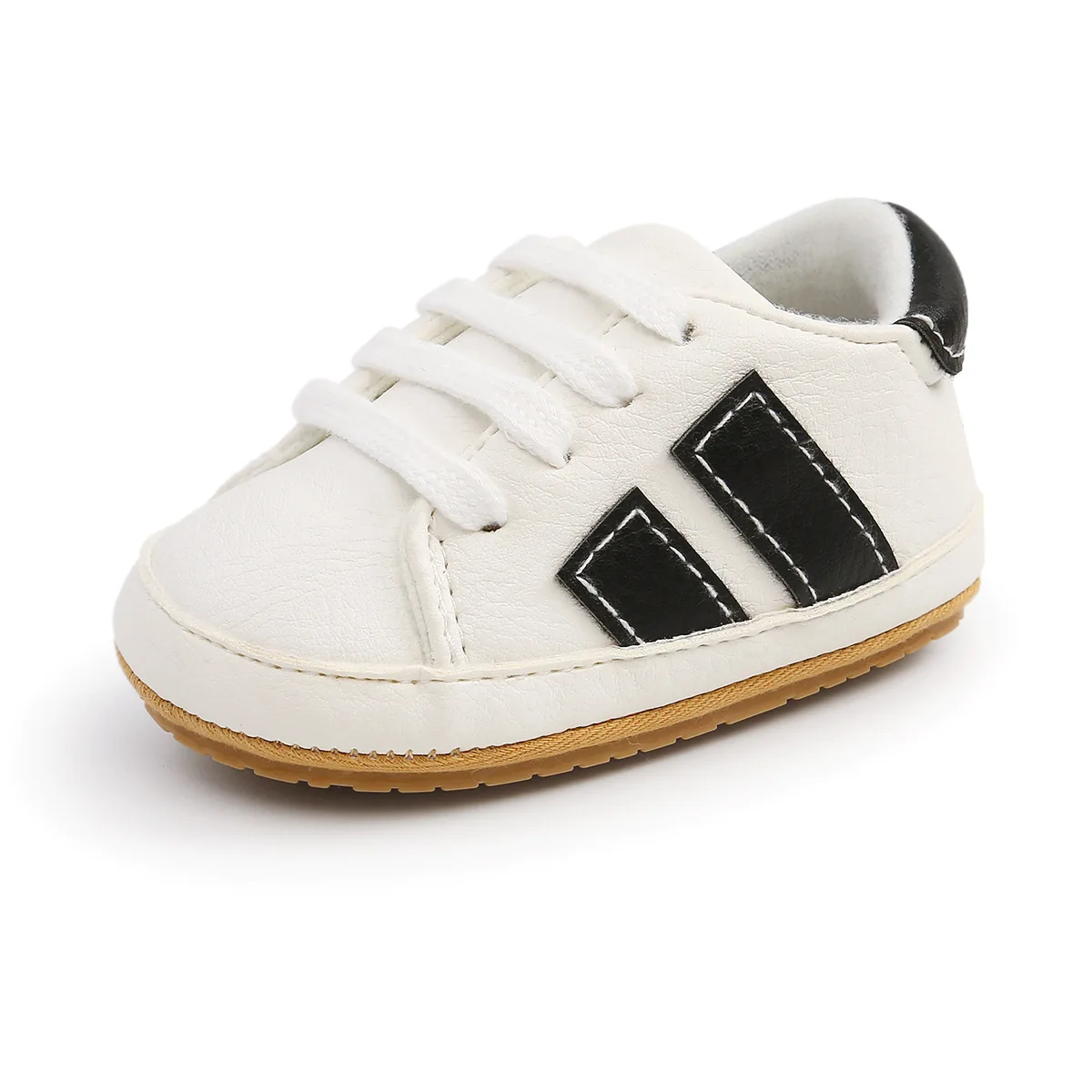 

Luxury Brand Spring and Autumn 0-1 Years Old Sneaker Low-top Front Lace-up Baby Shoes Non-slip Casual Soft-soled Toddlers