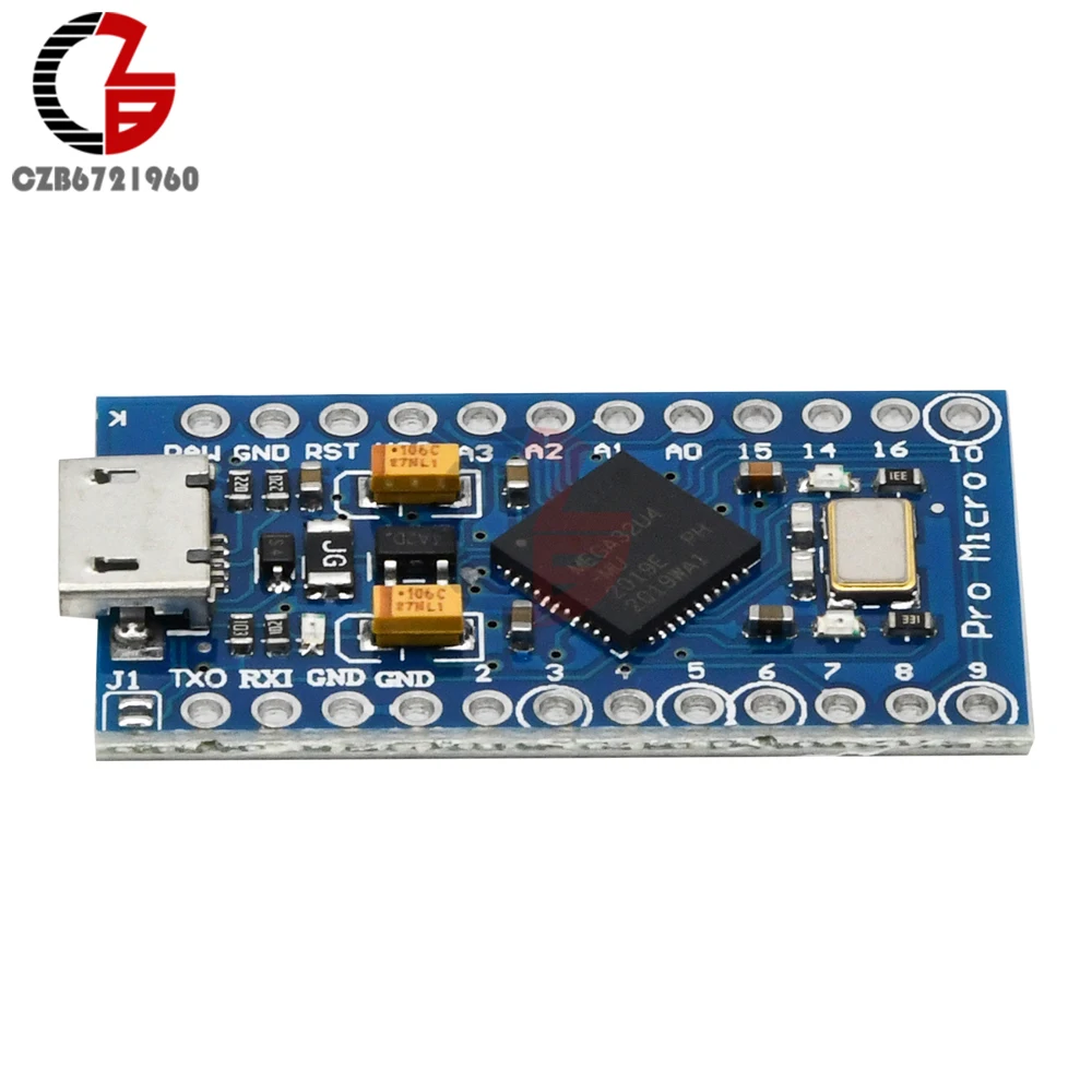 Micro USB ATmega32U4 Pro 3 V 8 МГц Доска модуль для Arduino Leonardo ATMega 32U4 контроллер заменить