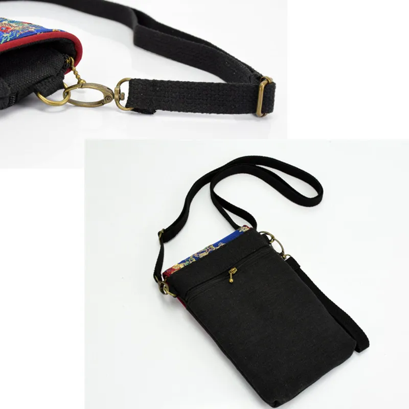 Дорожный аксессуар Обложка для паспорта кошелек винтажная вышитая блестками