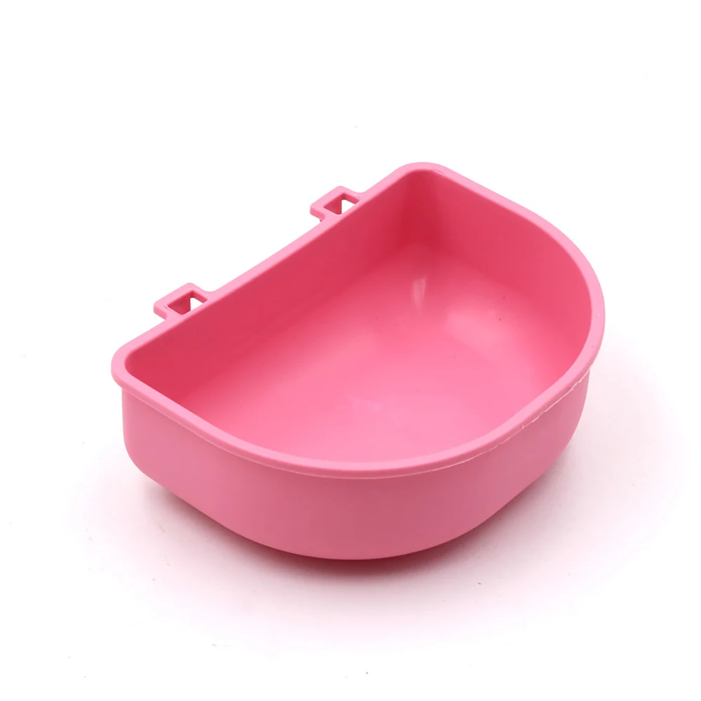 1PCS Two-color Pet Cage Plastic Hanging Bowl Drinking Water and Feeding Cat Dog Food Box Utensils for | Дом и сад