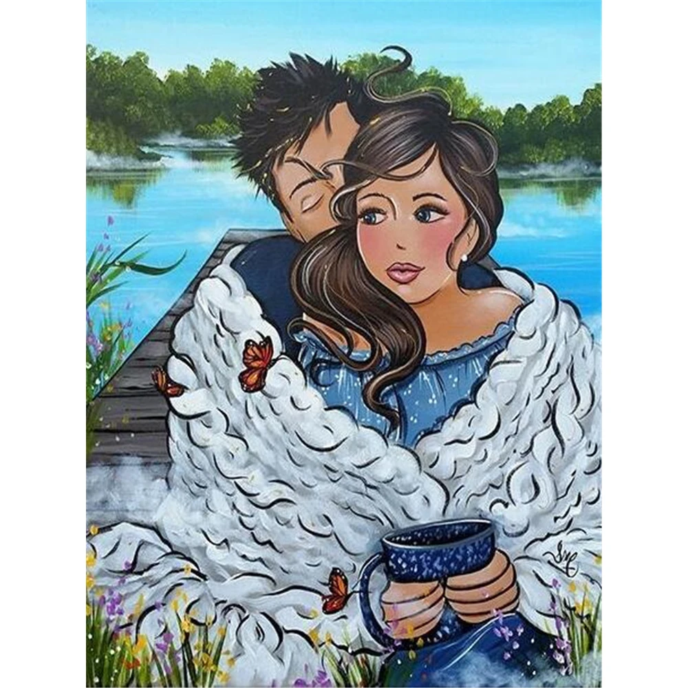 

Cartoon Woman Printed 11CT Cross Stitch Full Kit DIY Embroidery DMC Threads Handicraft Hobby Craft Painting Mulina Floss Decor