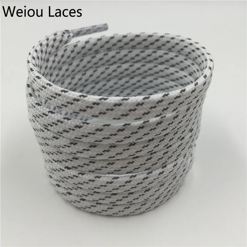 

Светоотражающие шнурки 7 мм, двухцветные, из полиэстера, 3 м, плоские, 2021 шнурков, аксессуары для обуви