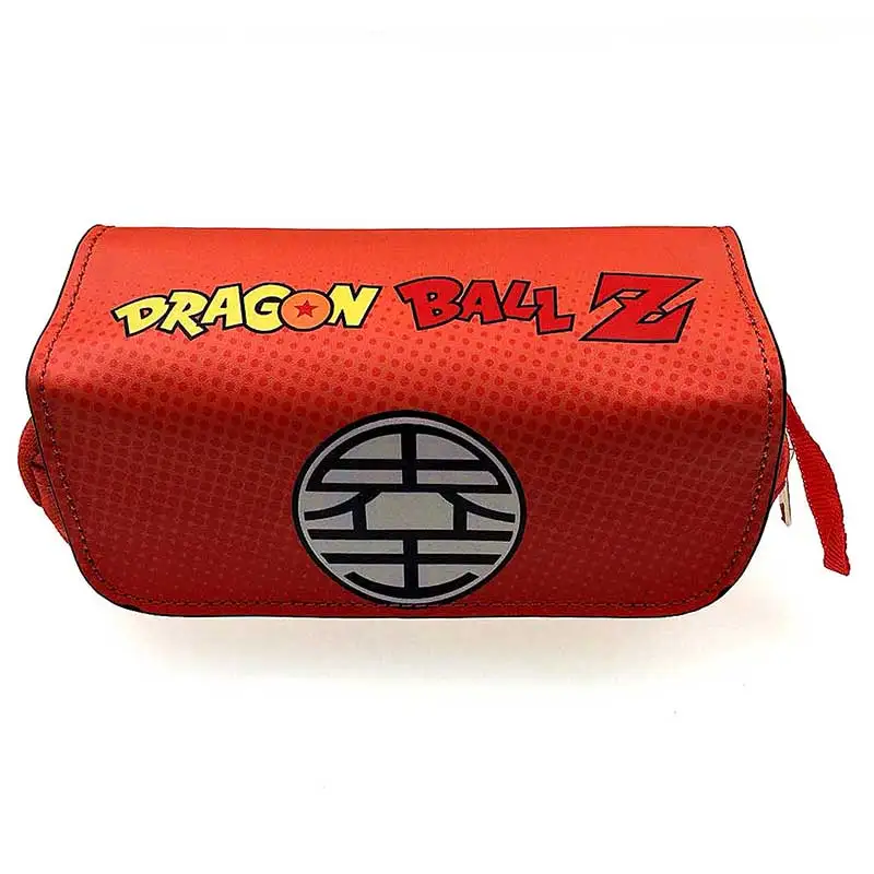 K Dragon Ball Z пенал мяч Дракон аниме персонажи черепаха большой емкости молнии ручки, карандаши, Канцтовары PU косметички, чехлы для кистей - Цвет: K