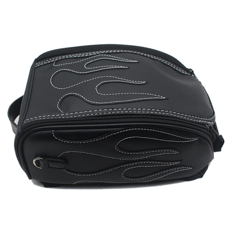 

Motorcycle Fuel Tank Bag Storage PU Leather Bag for 883 Cub 500 Benali 502C 752S Saddlebag