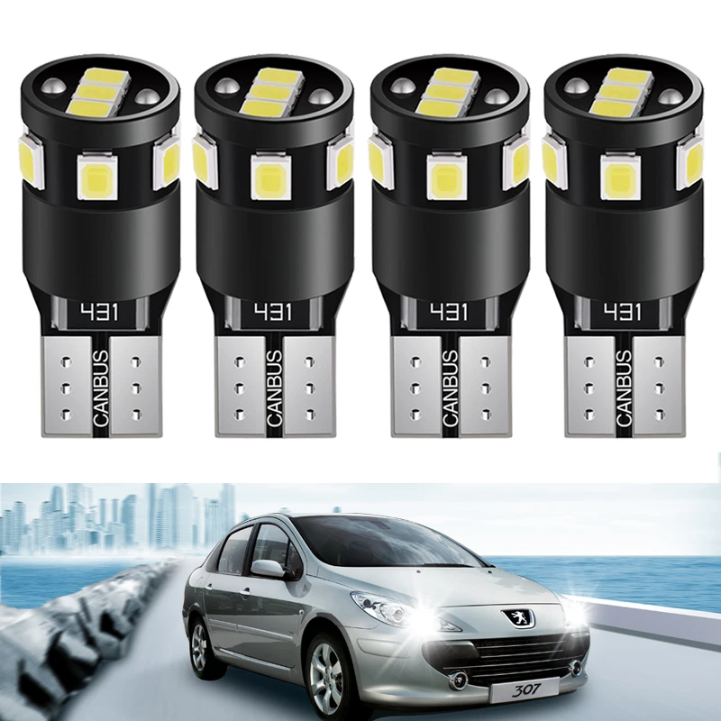 4 шт. Автомобильные светодиодные лампы T10 W5W для Volkswagen VW Golf 6 7 GTI Tiguan Passat B5 B6 B7 CC Jetta MK5