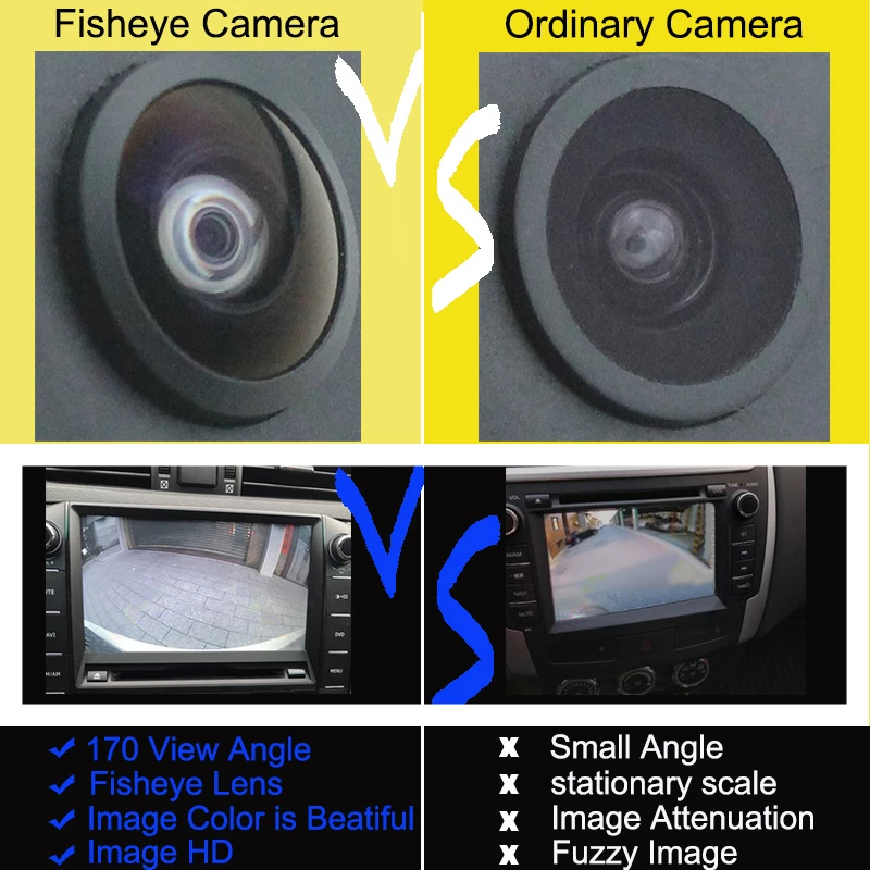 

Backup Parking Rearview Camera Fisheye Lens 170 Degree Wide Angle High Definition Night Vision For Chevrolet Captive Aveo Cruze