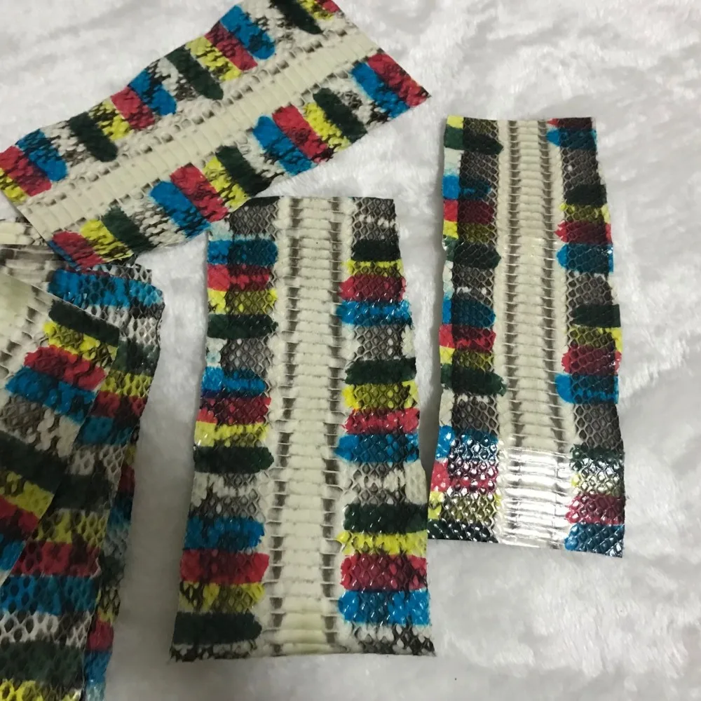 Натуральной Змеиной кожи штук 7 см x 20 см