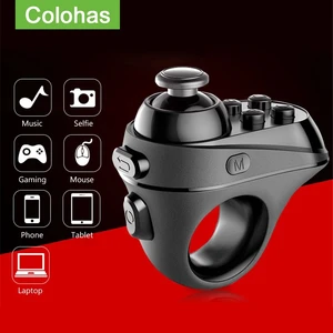 wireless bluetooth compatible finger game controller handle adapter mouse gaming mice mause gamer support android ios system free global shipping
