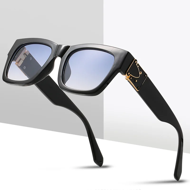 

Солнцезащитные очки квадратной формы UV400 женские, винтажные брендовые дизайнерские Роскошные зеркальные ретро солнечные очки, 2020