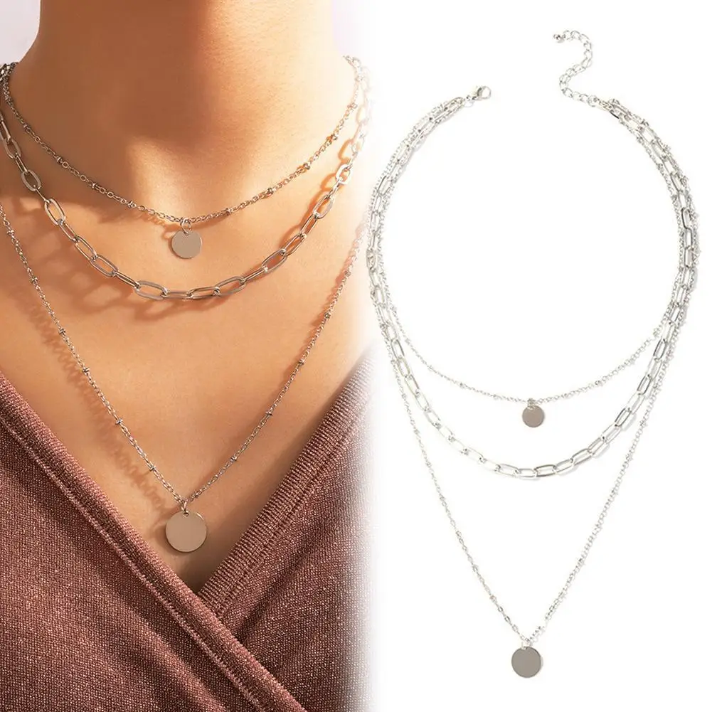 

Vintage Multilayer Clavicle Chain Coin Tassels Pendant Choker Collar Gift Star Women Necklaces Jewelry Personality Necklace N6Y2