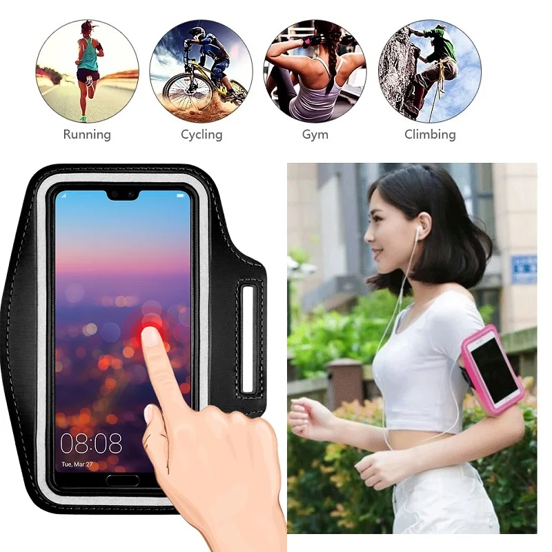 Для Huawei P30 P20 Pro Lite P10 P9 Plus P8 2017 сумка ручной чехол для телефона держатель ремня бега
