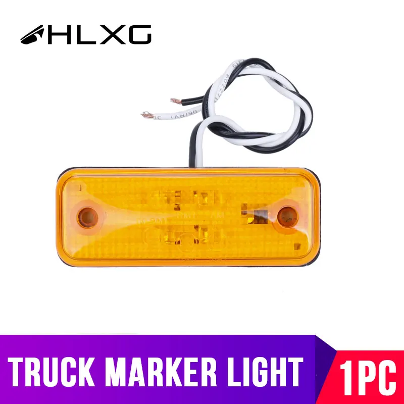 Автомобильный Светодиодный Боковой габаритный фонарь Caravan 4 светодиодный 12 В 24 в