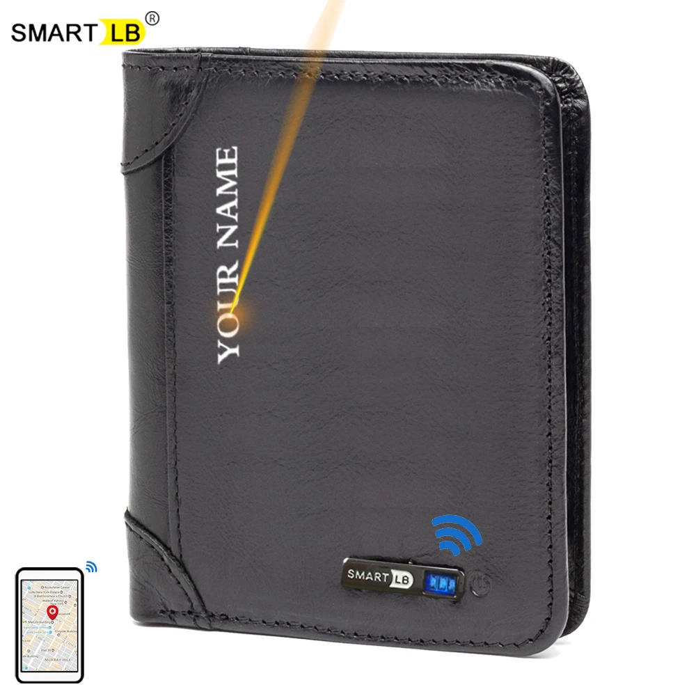 Тонкие кошельки Smart LB из натуральной кожи для мужчин и женщин короткие кредитницы