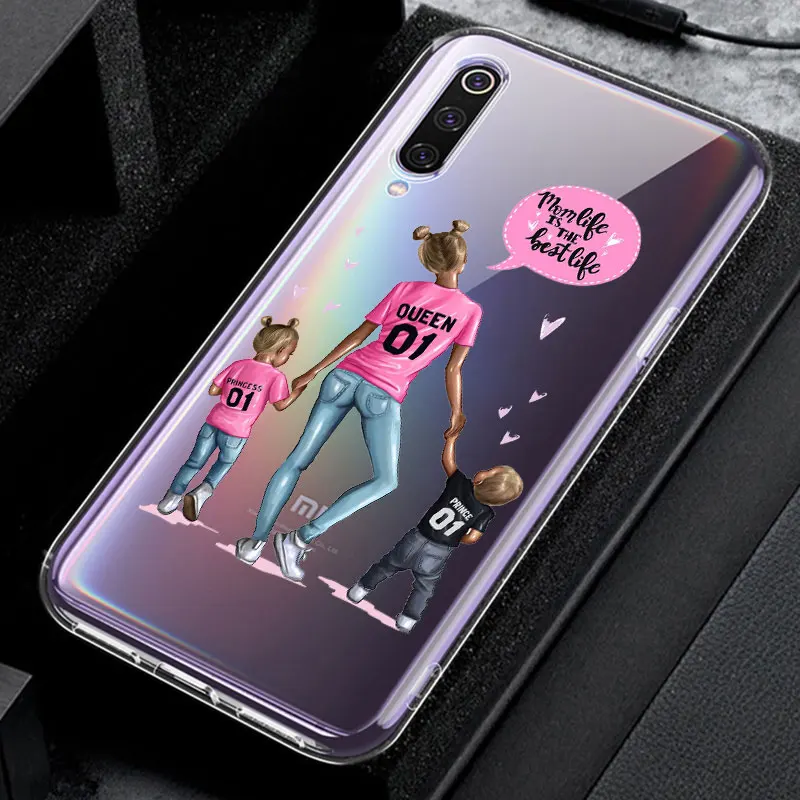 hot baby mom girl silicone case for xiaomi mi poco x3 gt nfc m3 f3 9 9e a1 a2 a3 10t pro 11i 11t 11 lite cc9e soft cover free global shipping