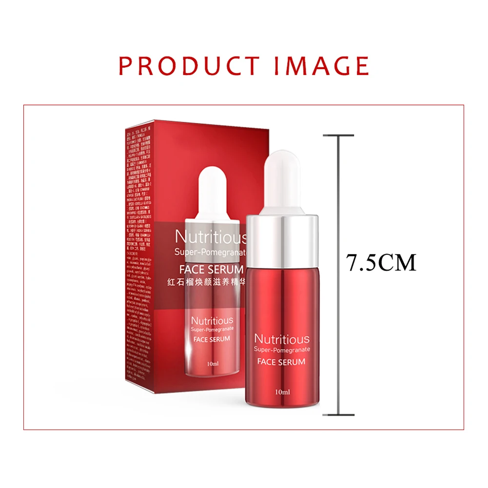 

Brighten Pomegranate Nicotinamide Face Serum Moisturizing Whitening Shrink Pore Nourish Skin Care