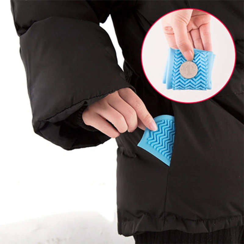 

Waterproof Reusable Silicone Shoe Covers Unisex Shoes Protectors Rain Boots For Indoor Outdoor Rainy Days