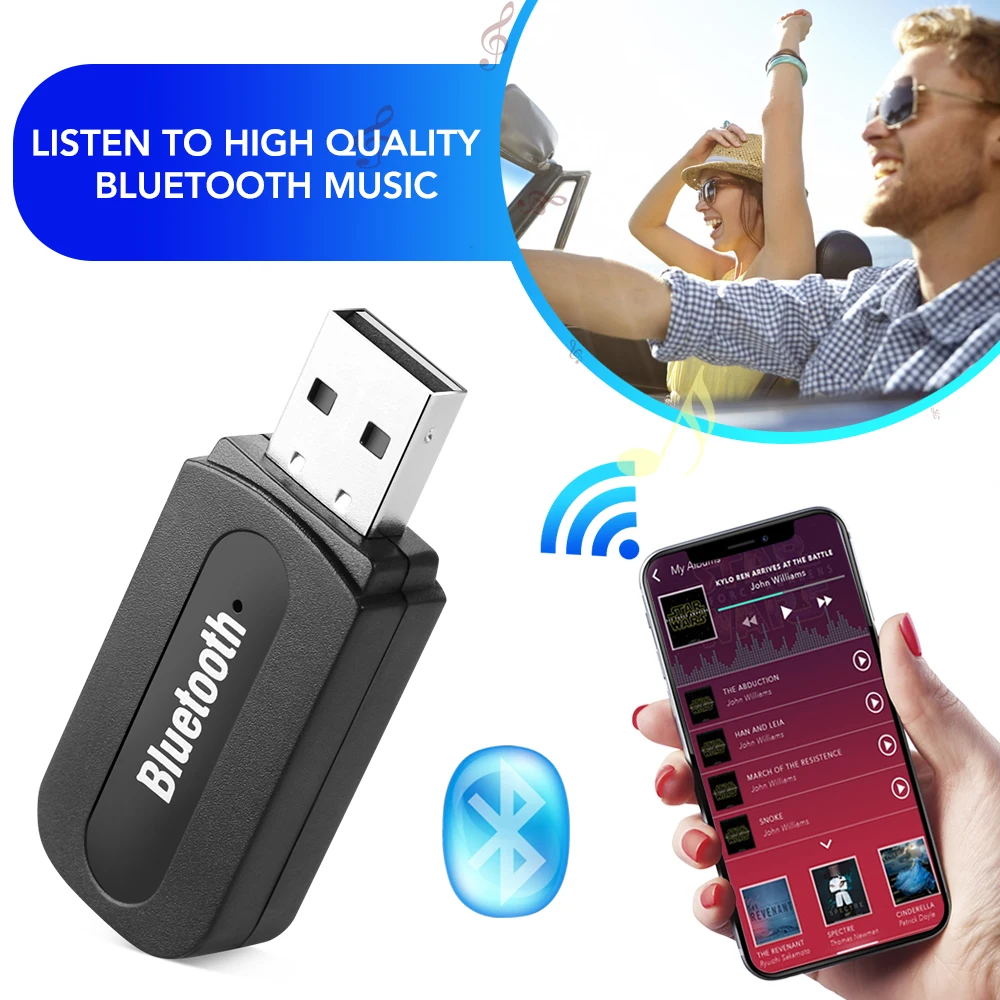 USB Bluetooth AUX Беспроводной автомобильный аудиоприемник для Ford Focus 2 3 1 Fiesta Mondeo MK4 Transit Fusion Kuga Ranger