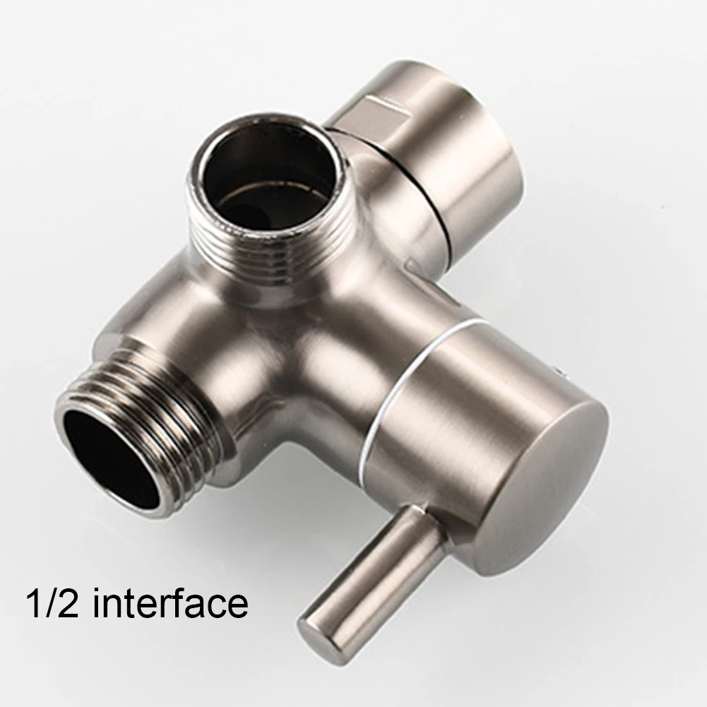 Адаптер для душевой лейки с фиксированной насадкой G 1/2 для переключения направления струи в ванной комнате, современная замена детали, 3 пути.