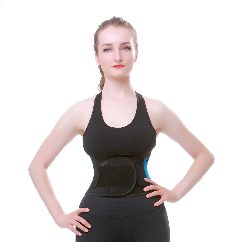 Поясничный поддерживающий корсет для спины пояс с широкой защитой регулируемый