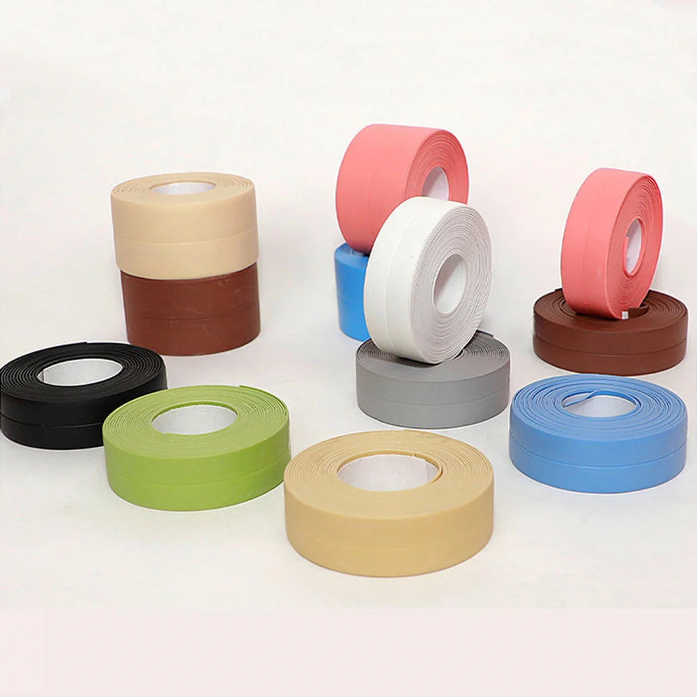 

Mold Proof Wall Stickers Window Door Gap Seam Tape Kitchen Sink Bathroom Shower Waterproof Self Adhesive Sealing Strip Tape
