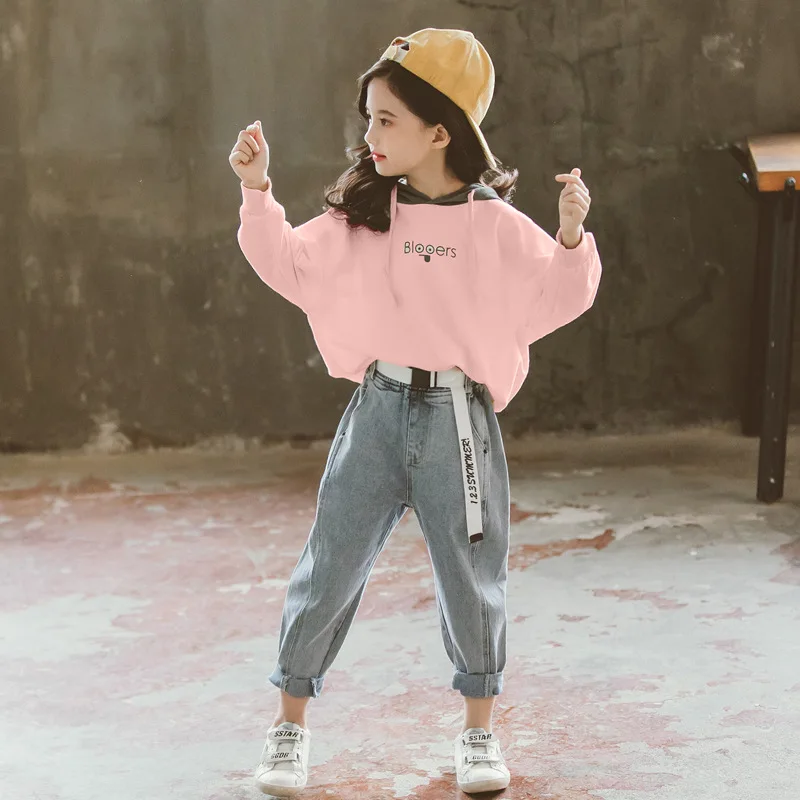 Одежда для маленьких девочек весеннее платье с длинными рукавами толстовки