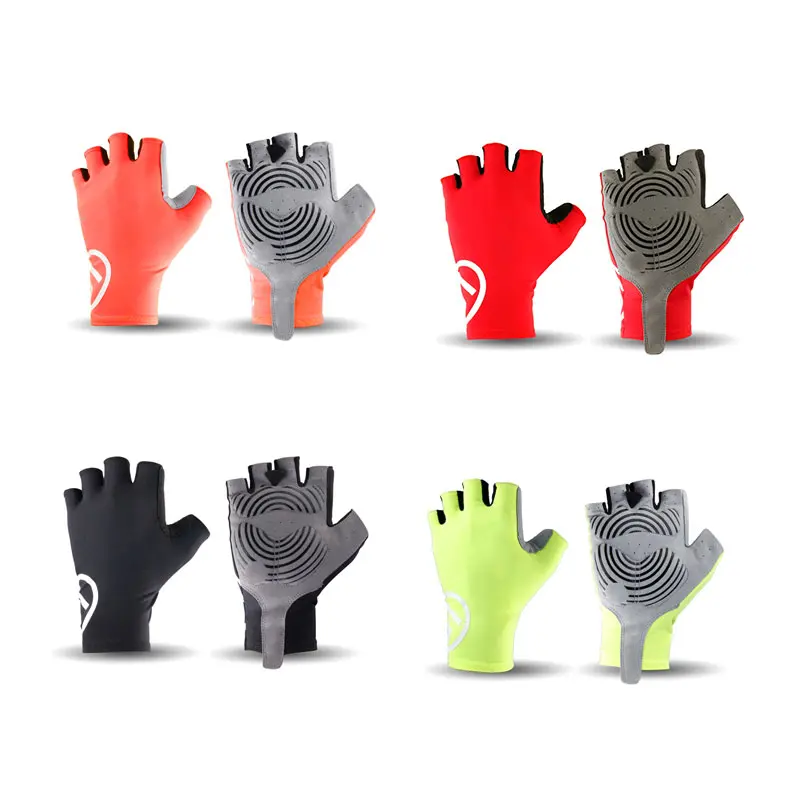 

2021 new Cycling Anti-slip Anti-sweat Men Women Half Finger Gloves Breathable Anti-shock Sports Gloves Bike Bicycle Glove