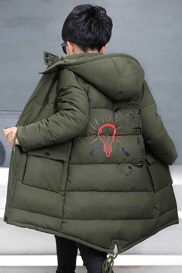 Зимние парки для мальчиков осень 2020 детское утепленное ветрозащитное теплое