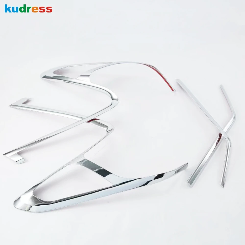 

For Honda CRV CR-V 2017 2018 2019 ABS Chrome Tail Rear Light Lamp Cover Trim Taillight Frame Trims Car Styling Accessories 4pcs
