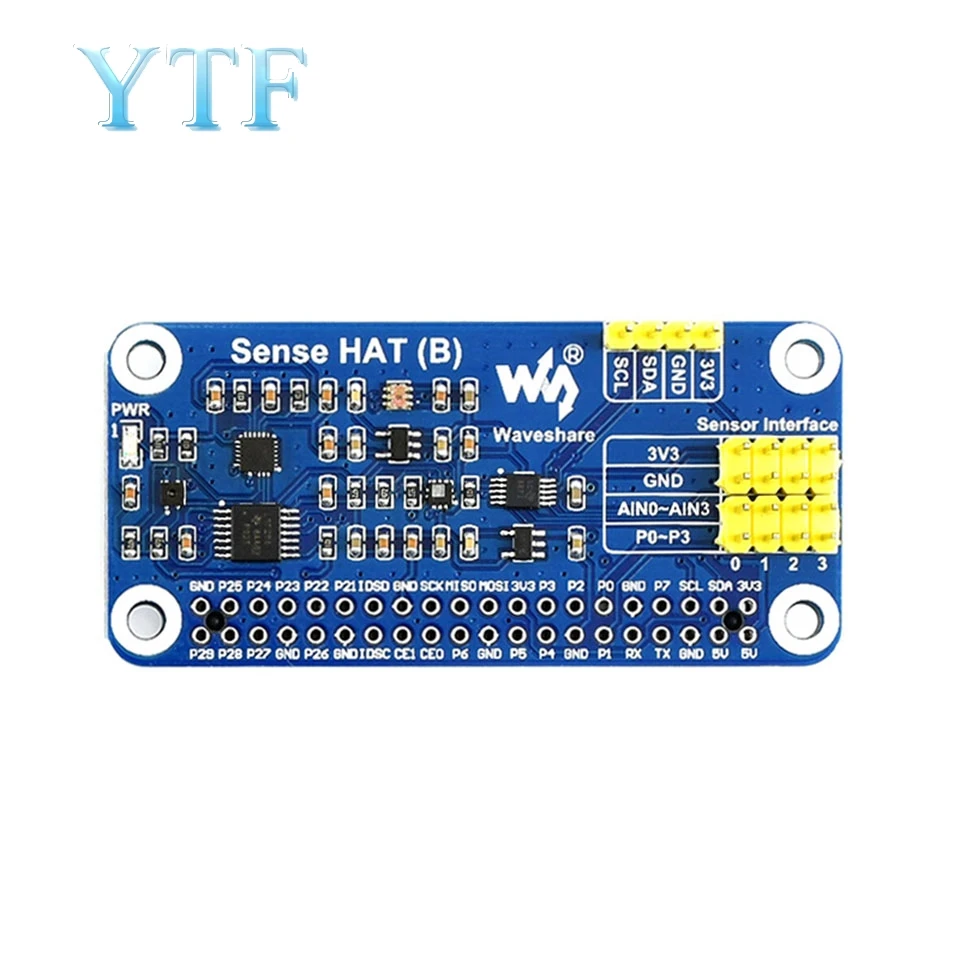 Плата расширения датчика Raspberry Pi 4B встроенный гироскоп/акселерометр/датчик
