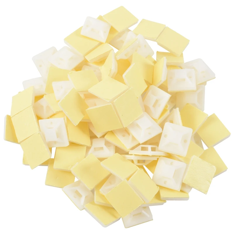 Белый Самоклеющийся держатель для кабеля 100 шт. | Обустройство дома