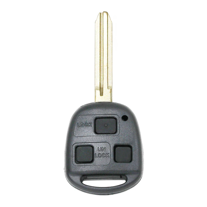 3 кнопки дистанционного ключа чехол для Toyota RAV4 Avalon Camry Avensis Prius Celica Picnic TOY43