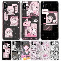 cute kawaii japan girls harajuku silicon call phone case for apple iphone 11 13 pro max 12 mini 7 plus 6 x xr xs 8 6s se 5s co