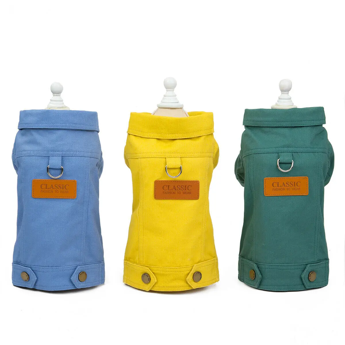 

Cute Dog Jacket Puppy Dog Clothes Pet Outfits Dog Denim Coat Jeans Costume Clothing Drop Shipping