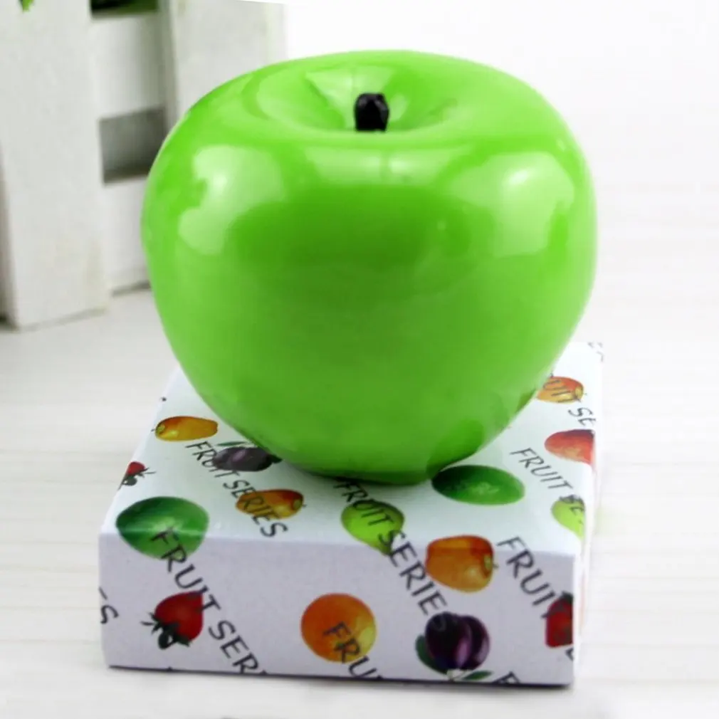 В форме зеленого яблока фруктовая ароматическая свеча украшение дома