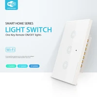 wifi smart touch switch us light switch 123gang sensor light intelligent wireless american standard controlled wifi series