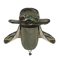 fishing cap face head protector men travel camping fishermans hats