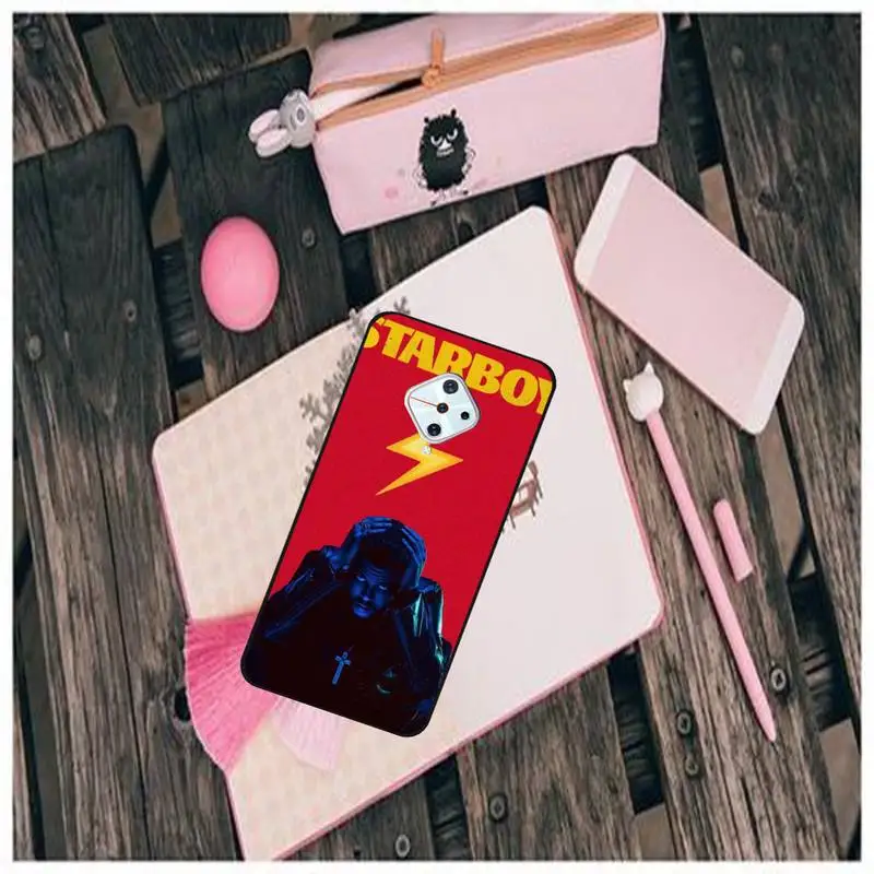 

The Weeknd XO Black TPU Phone Case For Vivo X9 9s 20 Plus Y97 83 75 71 69 V15 V17 V5 S