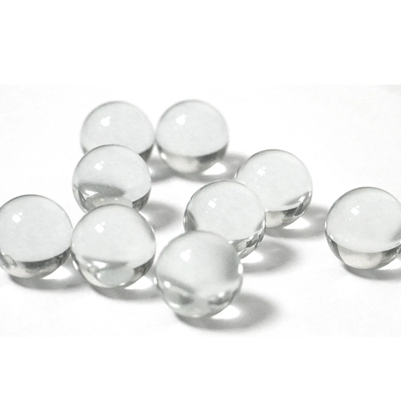 

500pcs/pack 10mm Glass Balls Transparent Solid Marble for Slingshot Shooting & Marble Track & Traditional Marbles Games